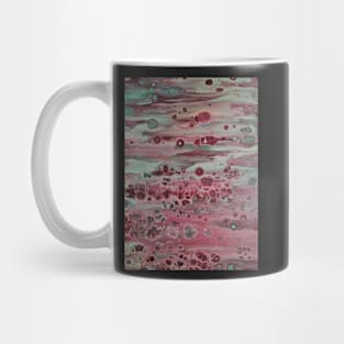 Alien Landscape Pink and Grey Mug